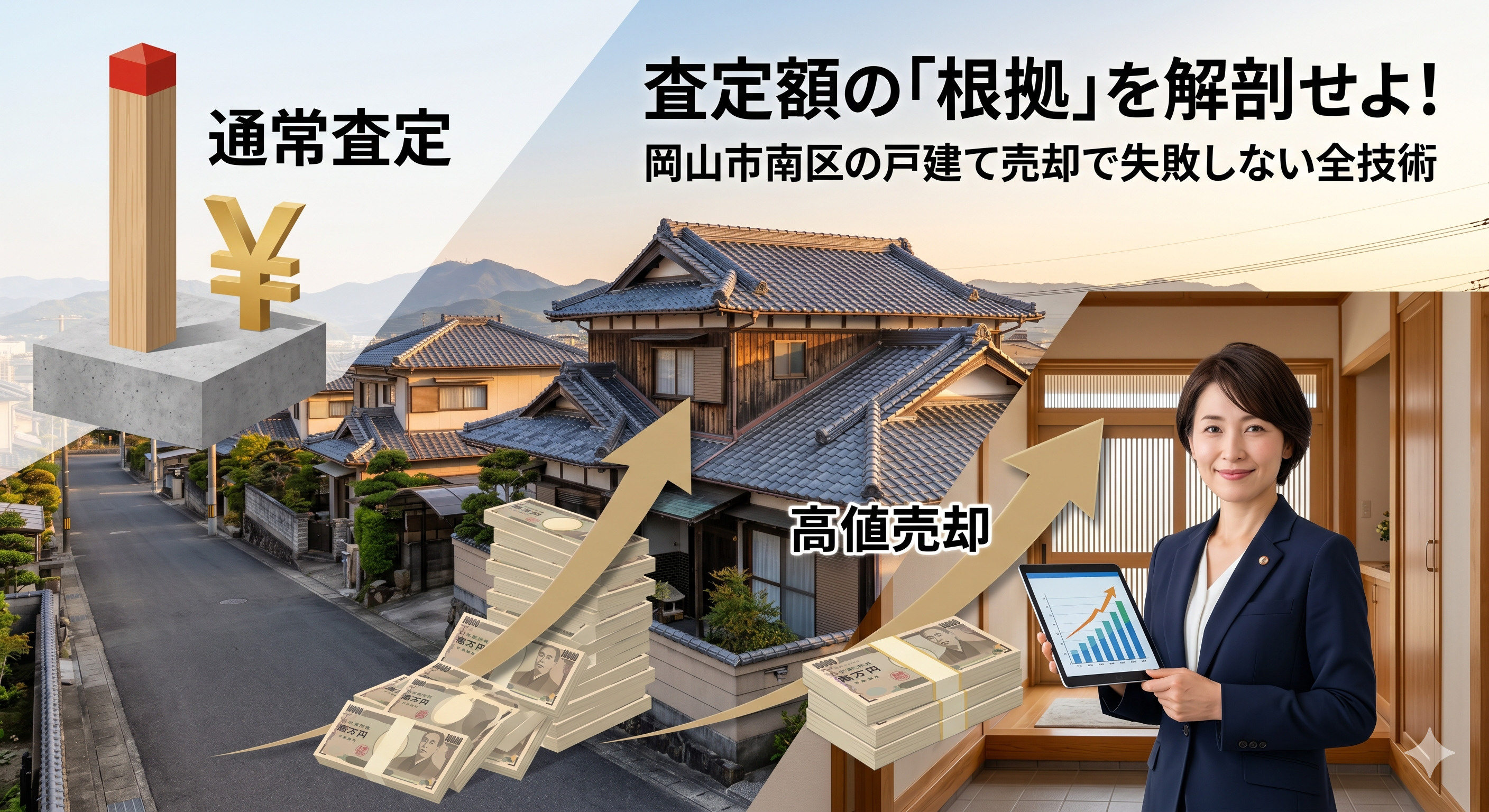 査定額の「根拠」を解剖せよ！ 岡山市南区の戸建て売却で失敗しない全技術の画像