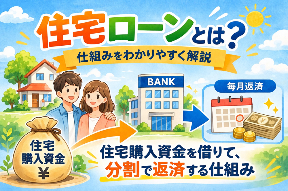  住宅ローンとは？仕組みをわかりやすく解説の画像