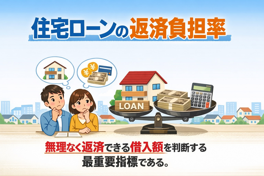 住宅ローンの返済負担率とは？の画像