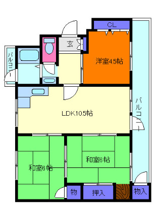 【東灘区3LDKが7万円台】御影山手の分譲タイプ賃貸｜山御影マンションA棟101号室の画像