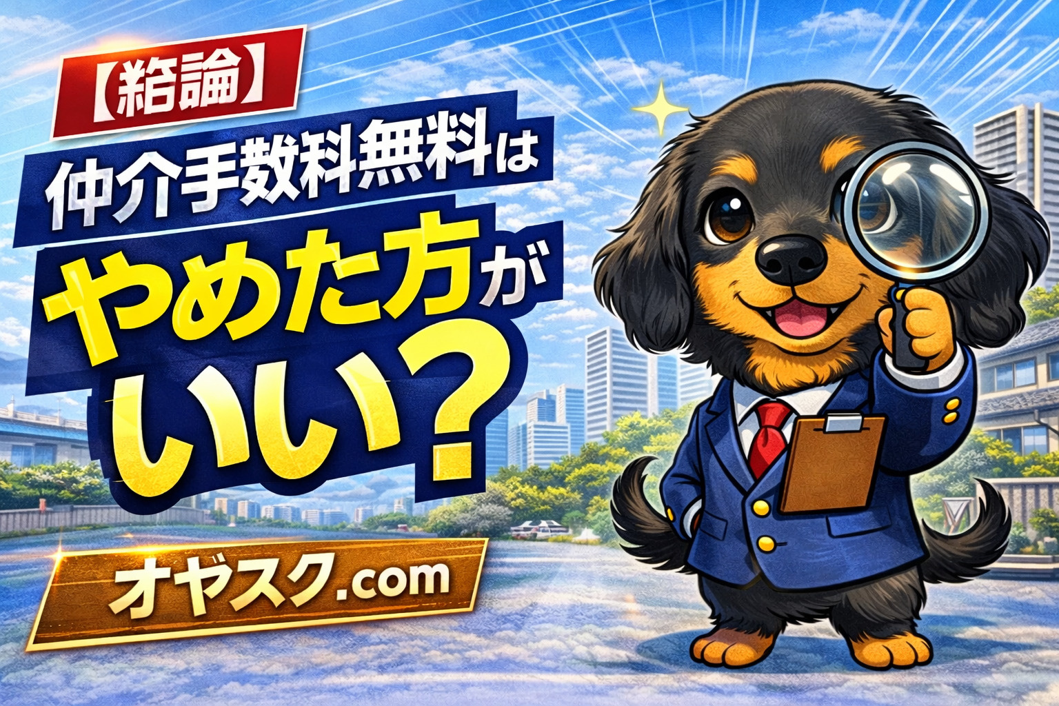 仲介手数料無料はやめた方がいいケースを解説