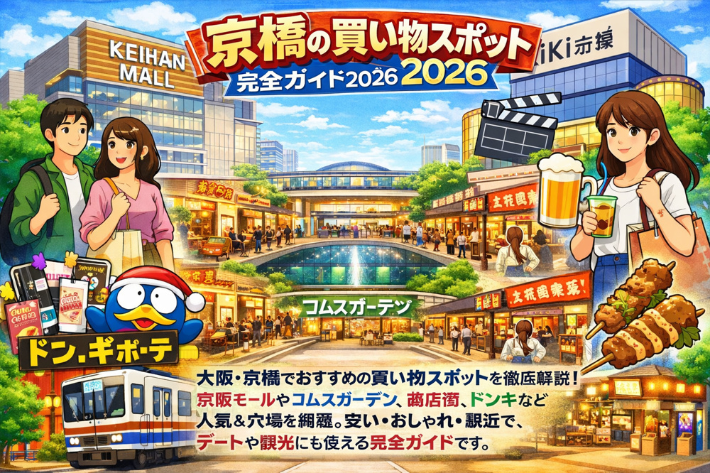 京橋の買い物スポット完全ガイド2026｜安い・おしゃれ・駅近おすすめ15選の画像