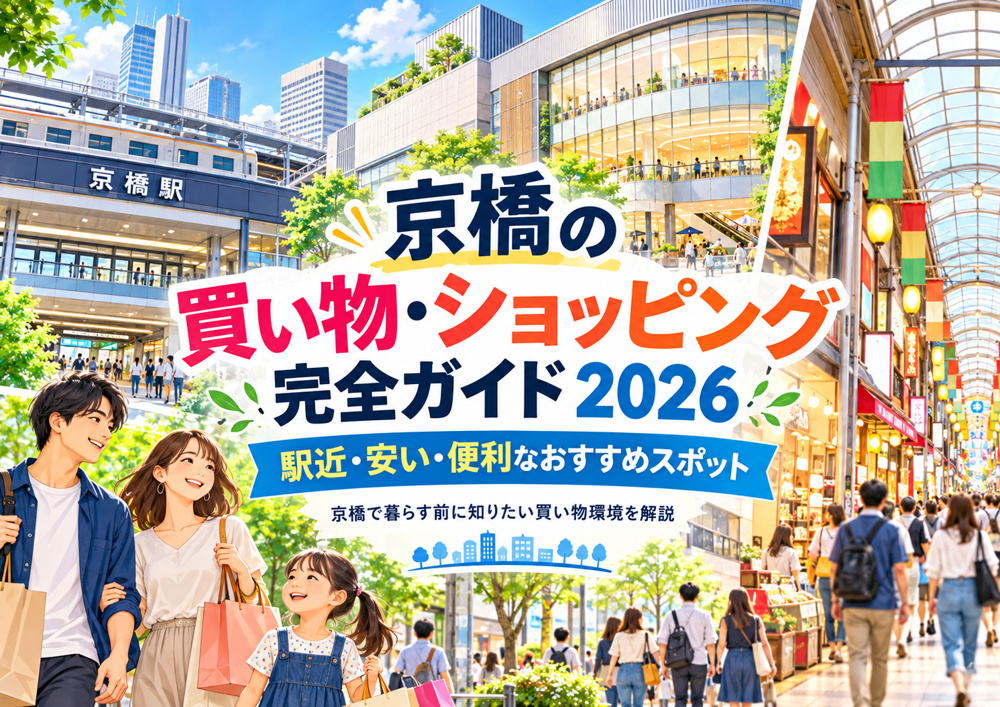 京橋の買い物・ショッピング完全ガイド2026｜駅近・安い・便利なおすすめスポットの画像