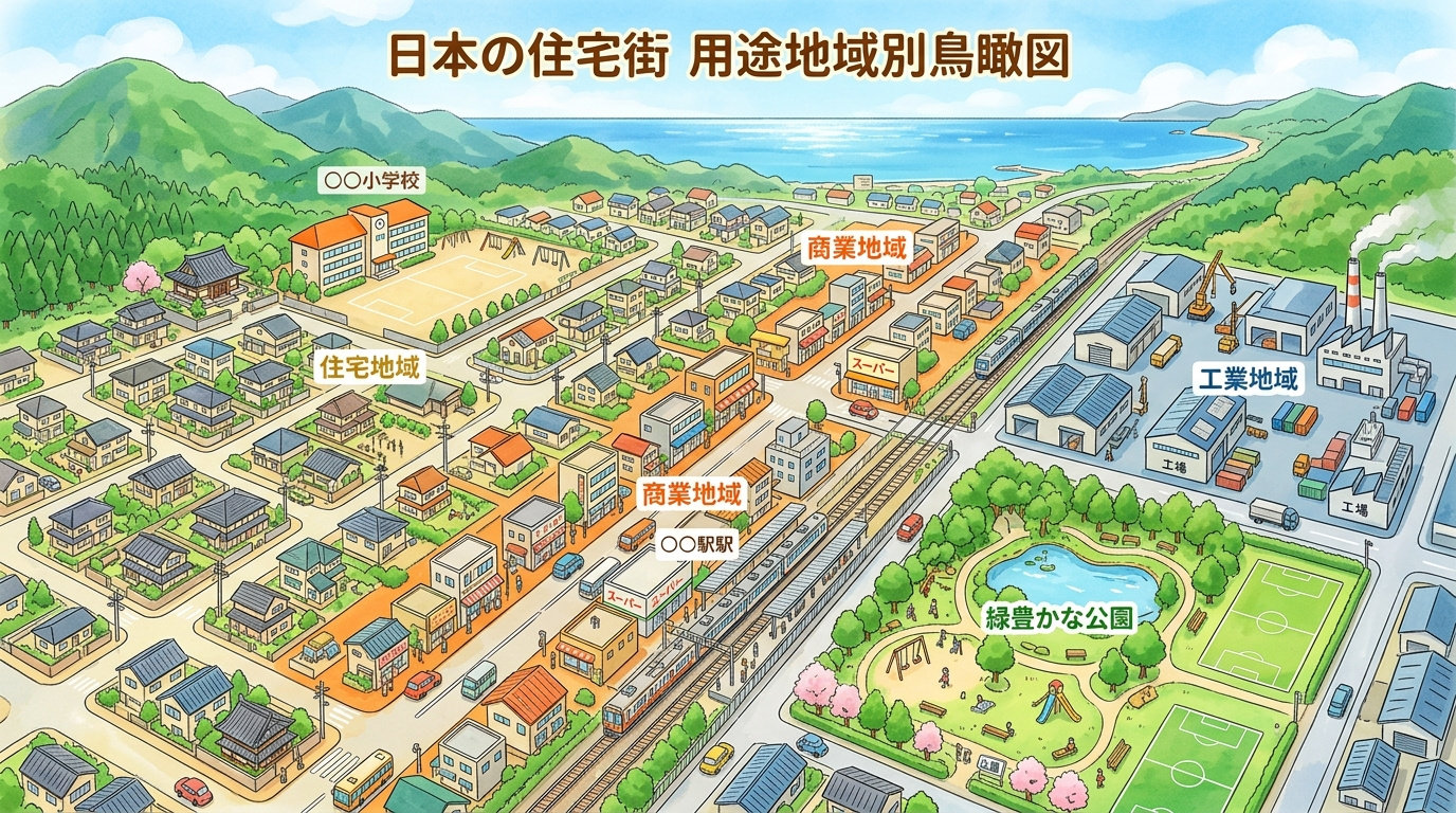用途地域別の街区イメージ