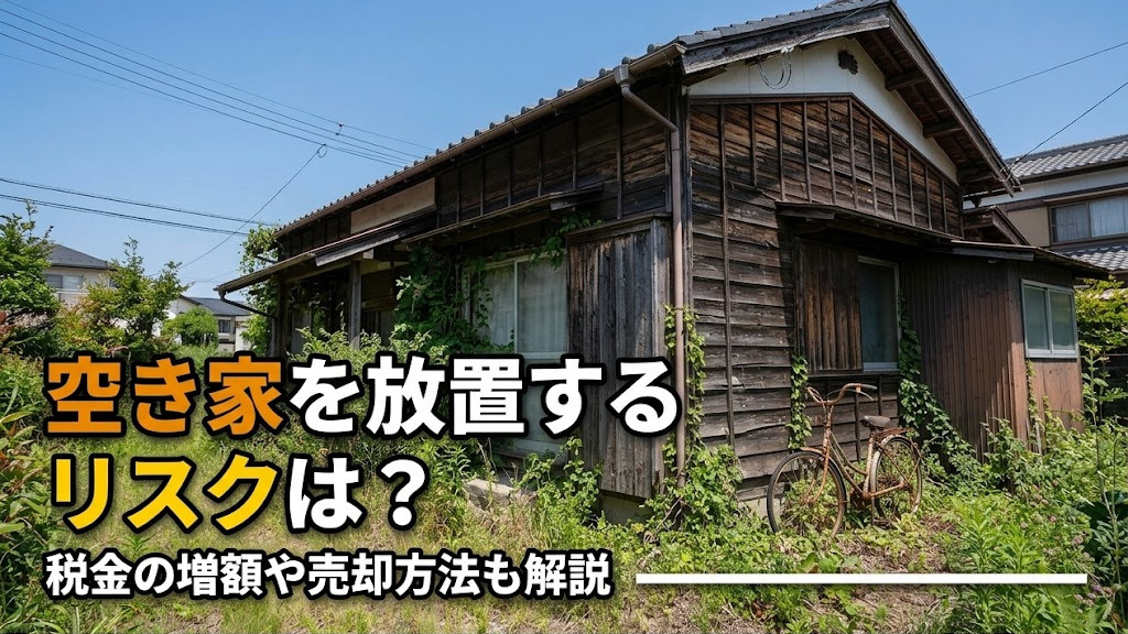 空き家を放置するリスクは？税金の増額や売却方法も解説の画像