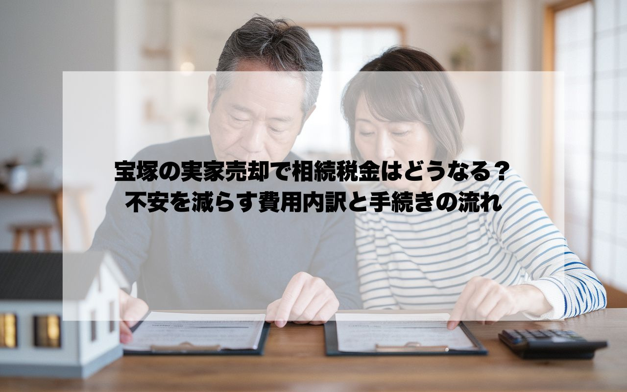 宝塚の実家売却で相続税金はどうなる? 不安を減らす費用内訳と手続きの流れの画像