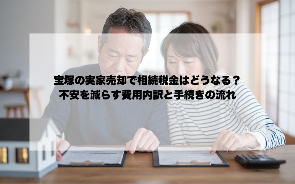 宝塚の実家売却で相続税金はどうなる？  不安を減らす費用内訳と手続きの流れの画像