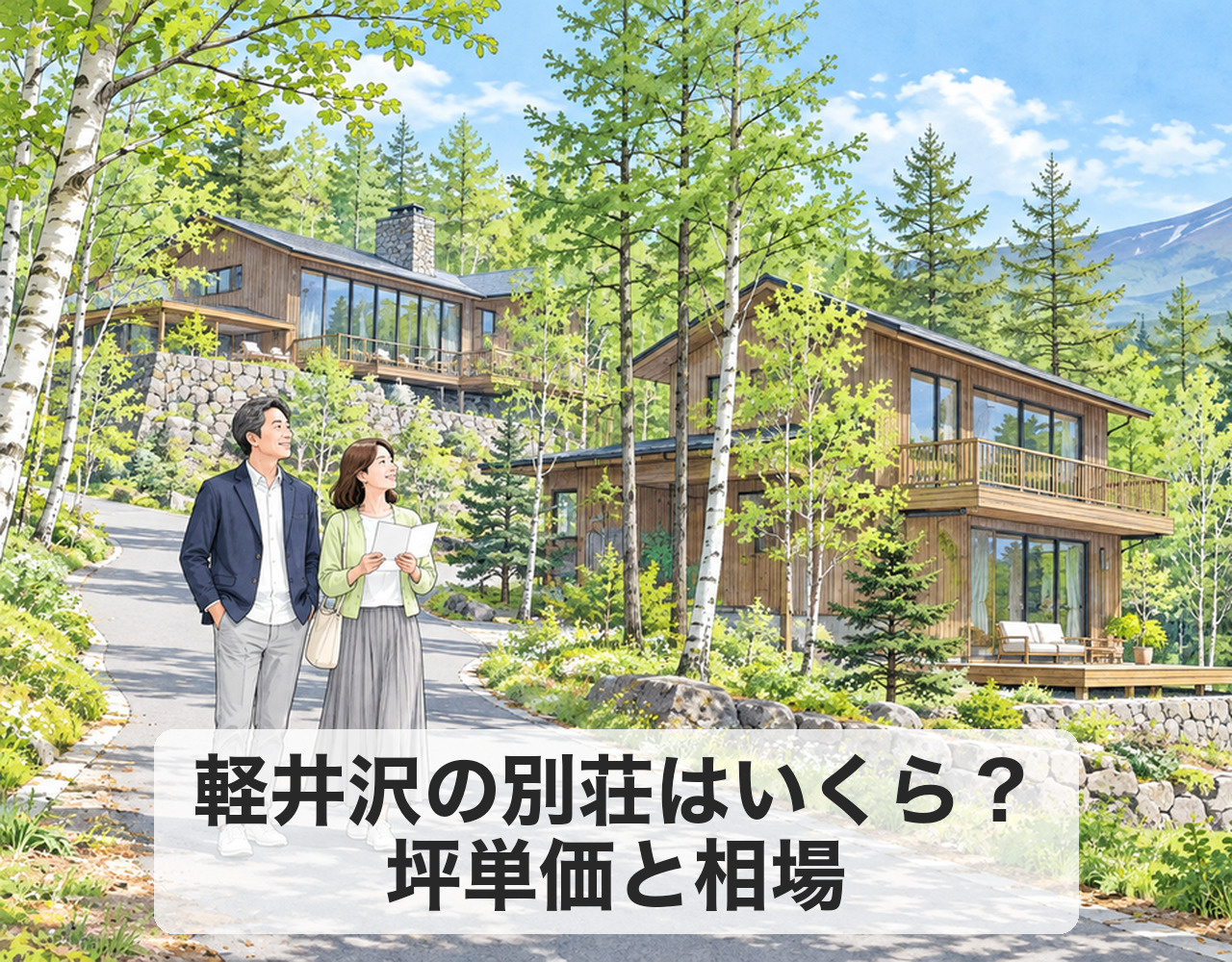 軽井沢不動産の価格相場2026｜エリア別・物件タイプ別の最新動向の画像