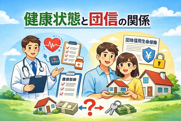健康状態と団信の関係の画像