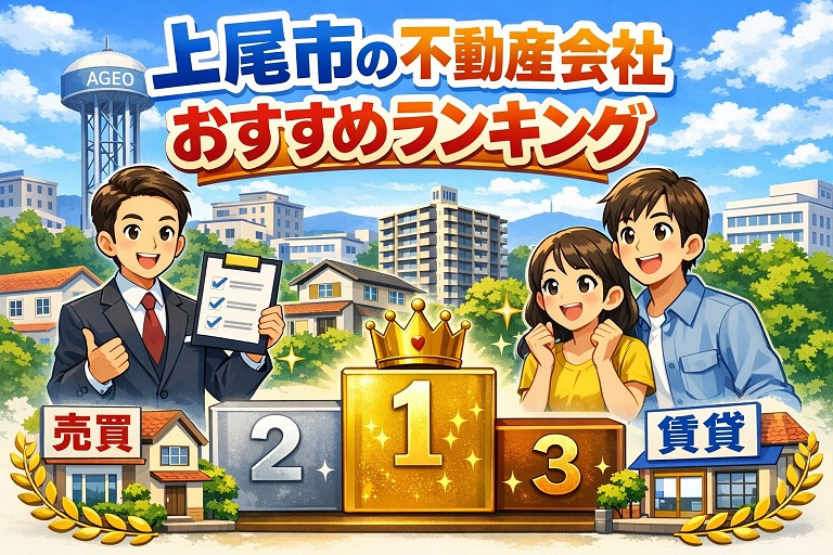 上尾市の不動産会社おすすめランキングの画像
