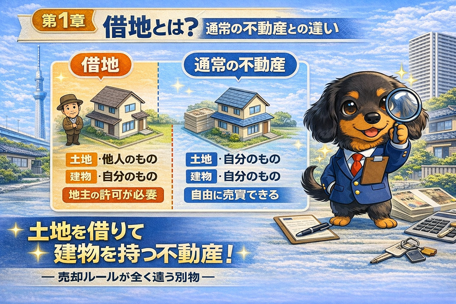 借地と所有権の違い