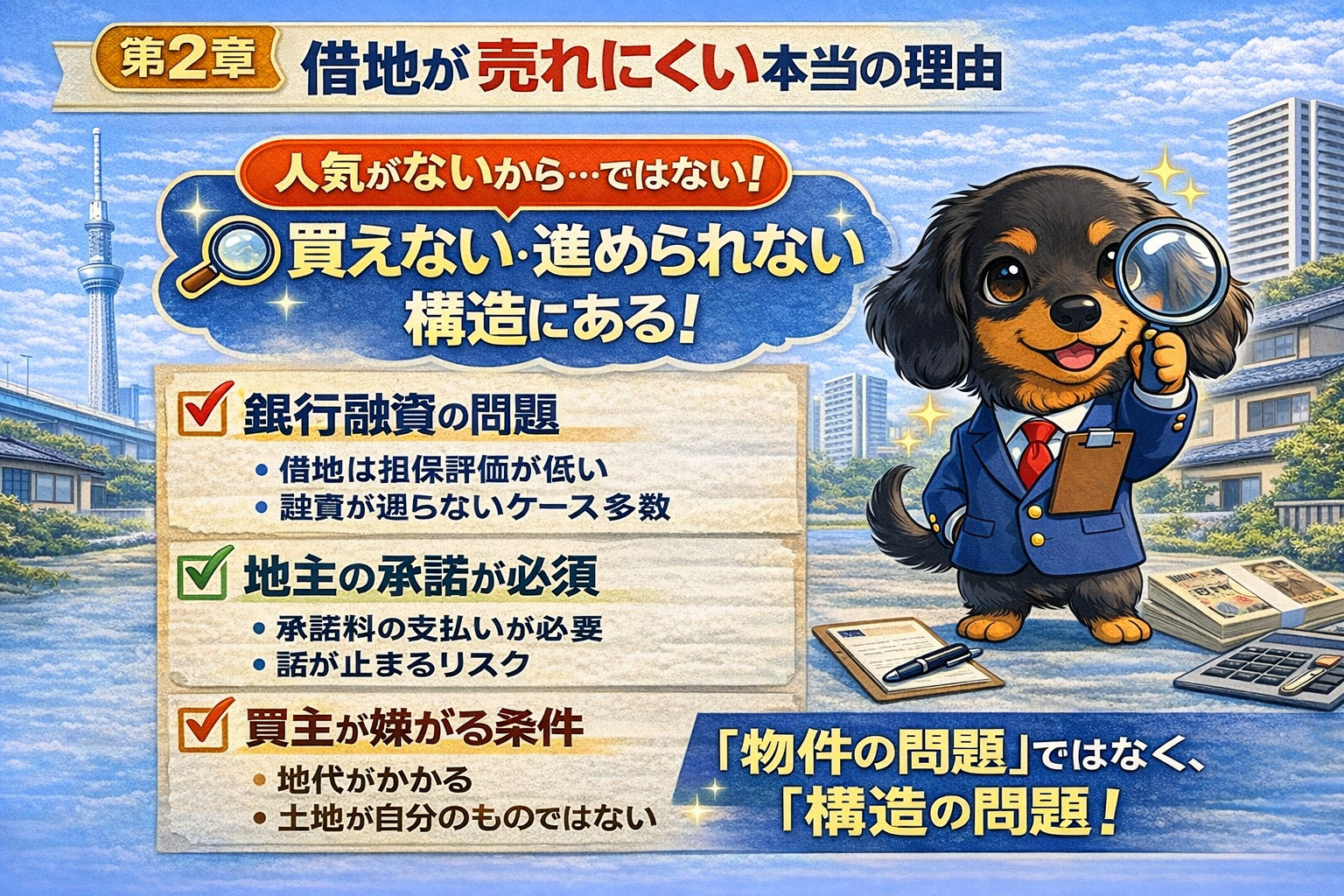 借地が売れにくい理由