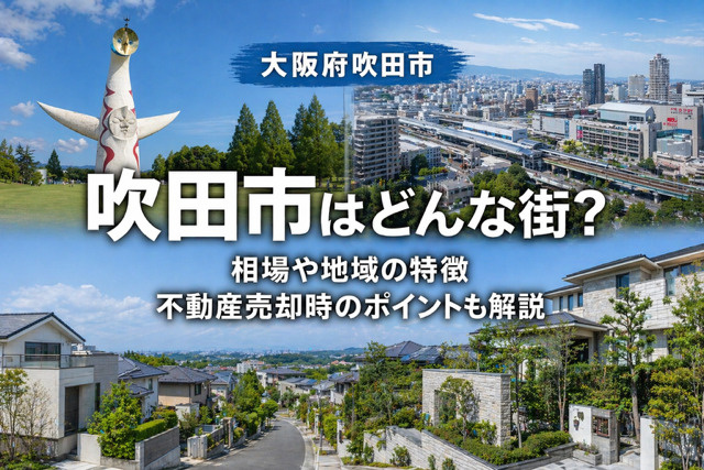 大阪府吹田市の不動産売却は今が検討期  地域の特徴と相場や環境のポイントを紹介の画像