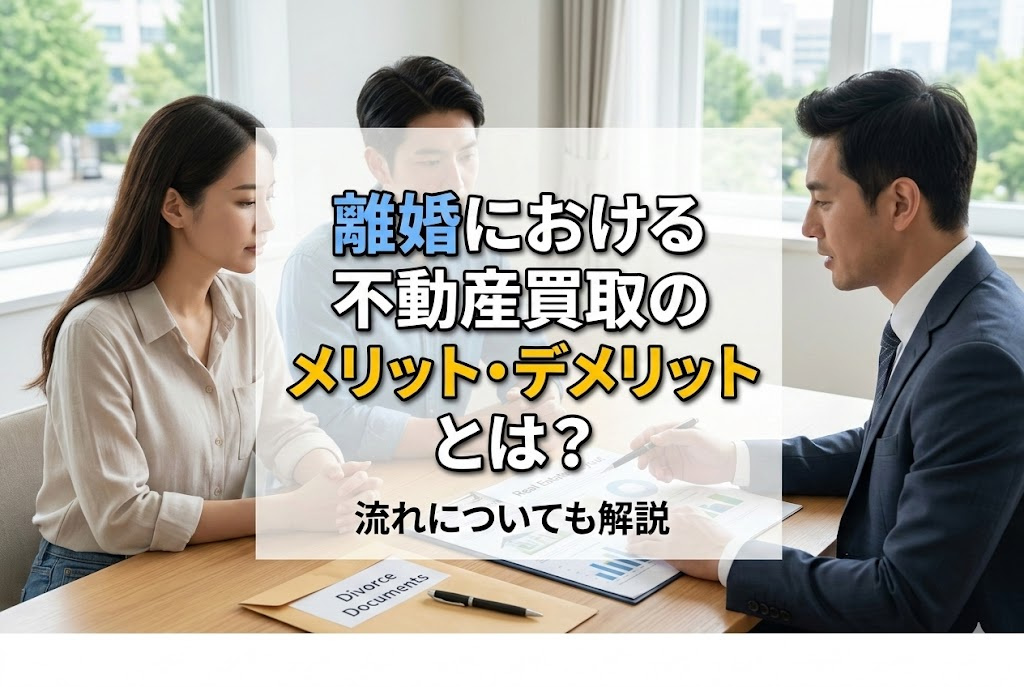 離婚における不動産買取のメリット・デメリットとは？流れについても解説の画像