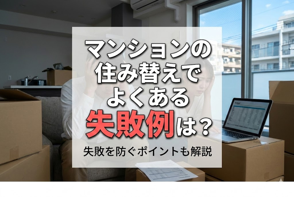 マンションの住み替えでよくある失敗例は?失敗を防ぐポイントも解説の画像