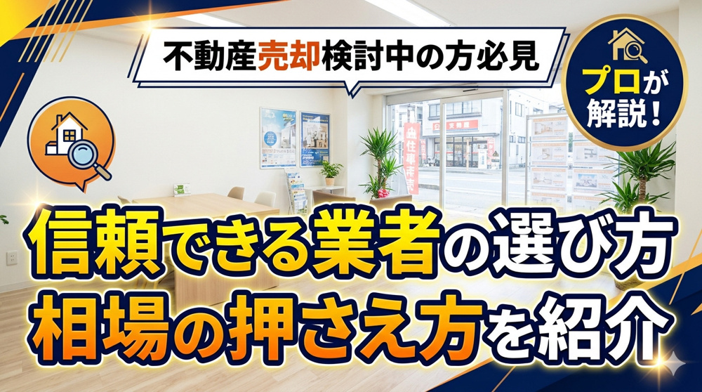 名古屋市瑞穂区で不動産売却を検討中の方へ？  信頼できる業者の選び方と相場の押さえ方を紹介の画像