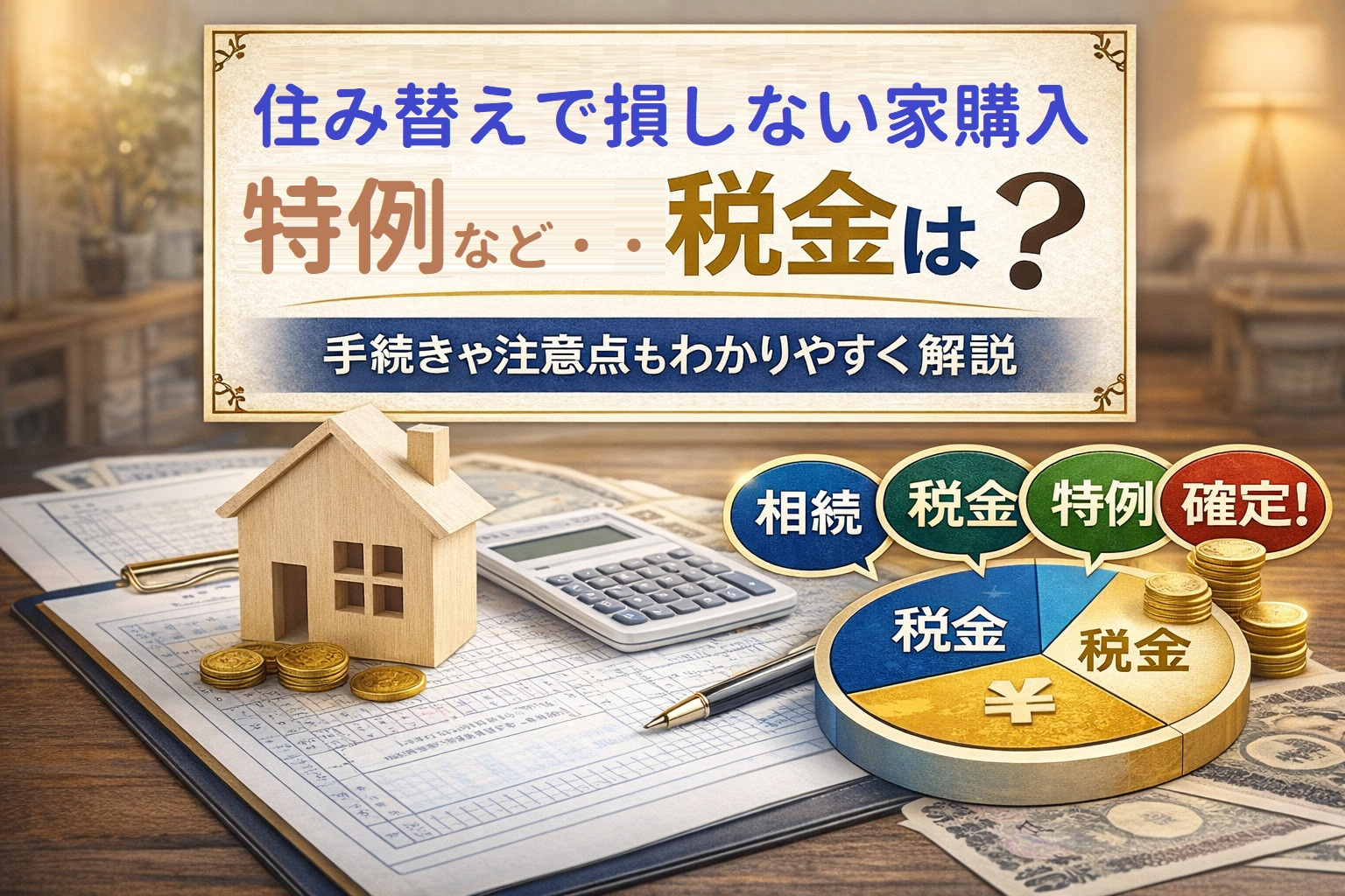 住み替えで損しない家購入は可能？三千万円控除と住宅ローン控除を活かす不動産相談の画像