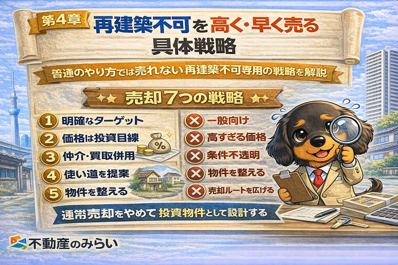 再建築不可を高く早く売る戦略