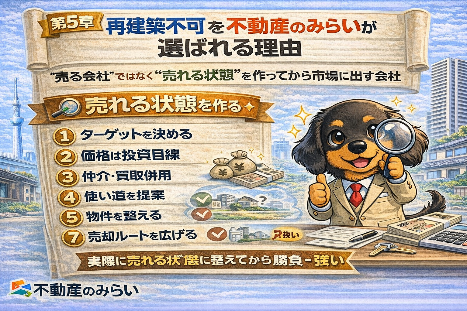 再建築不可売却で不動産のみらいが選ばれる理由