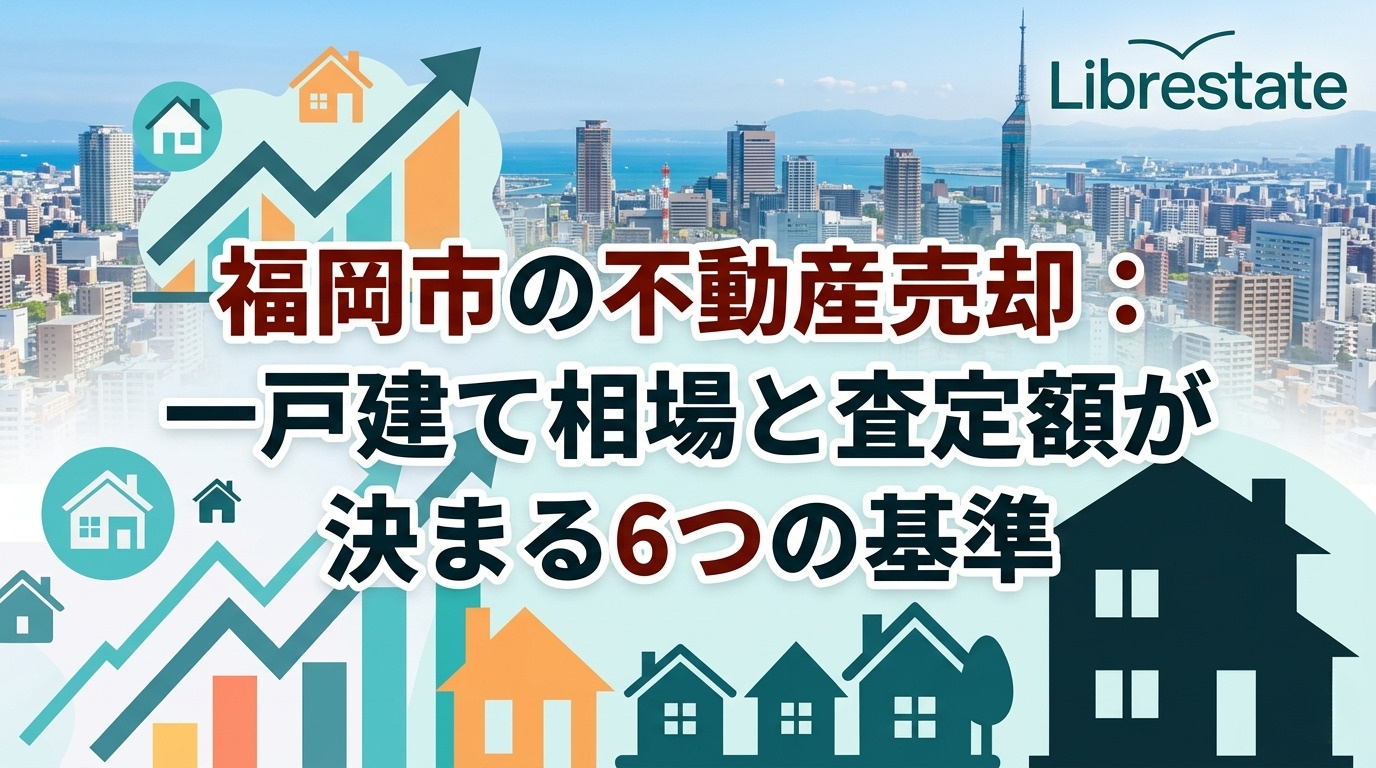 福岡市の一戸建て不動産売却相場と査定額が決まる6つの基準の画像