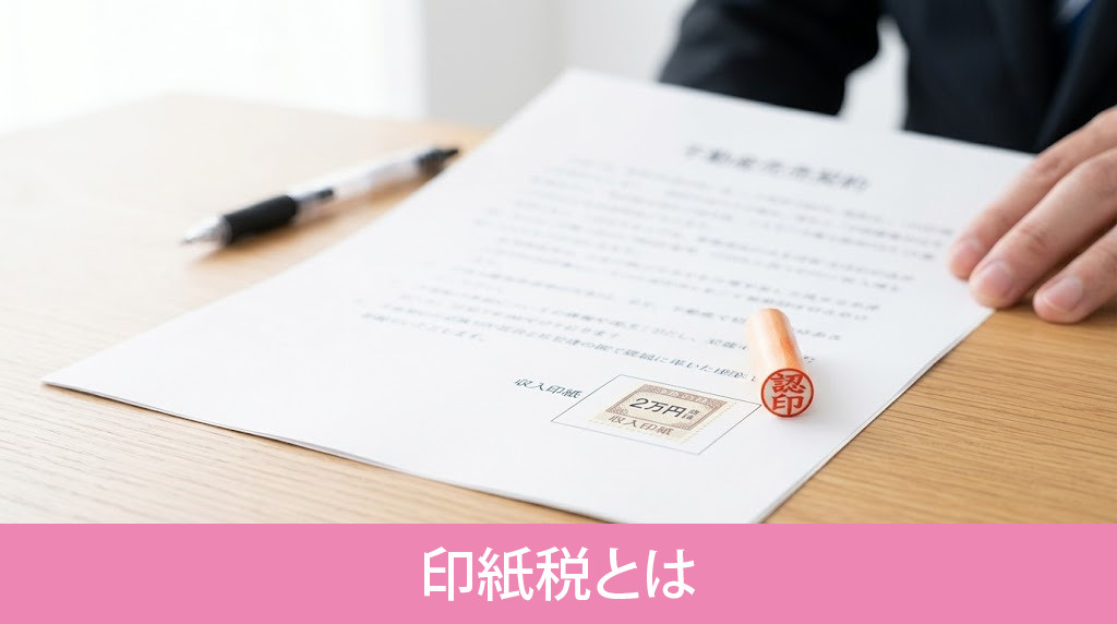 不動産購入時にかかる印紙税とは