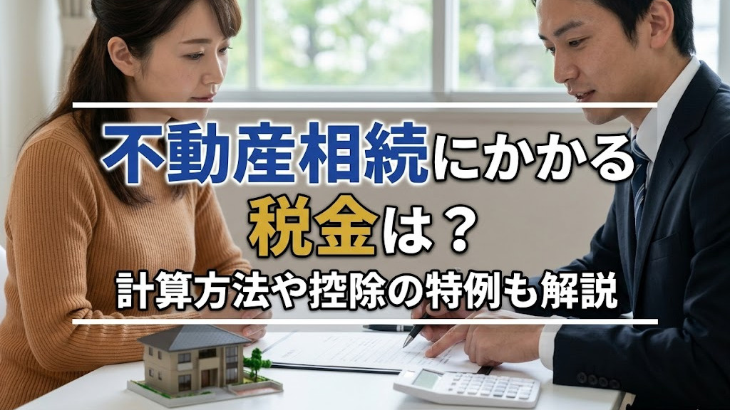 不動産相続にかかる税金は？計算方法や控除の特例も解説