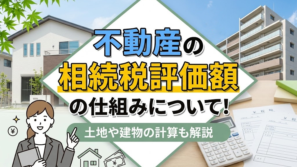 不動産の相続税評価額の仕組みについて！土地や建物の計算も解説の画像