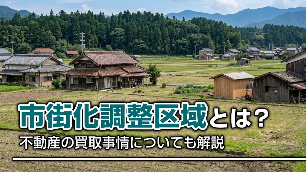 市街化調整区域とは？不動産の買取事情についても解説