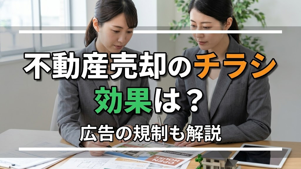 不動産売却のチラシの効果は？広告の規制も解説の画像