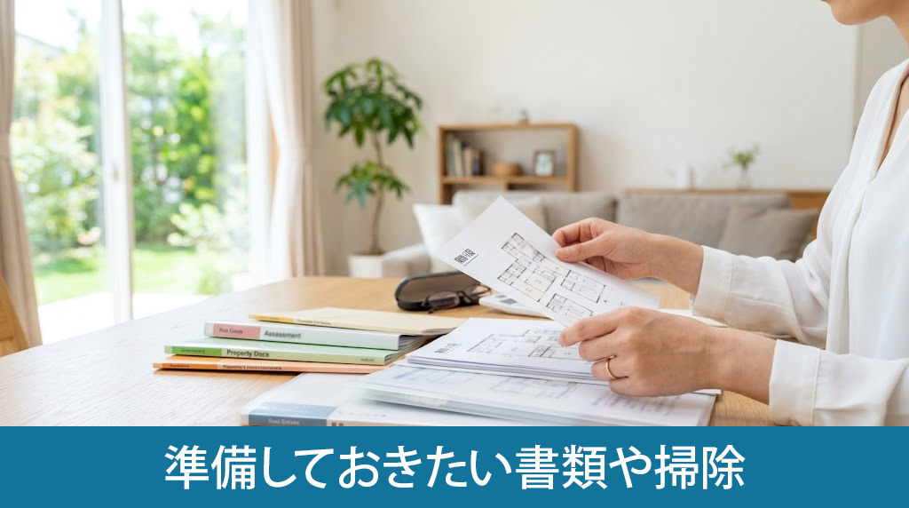 訪問査定前に準備しておきたい書類や掃除