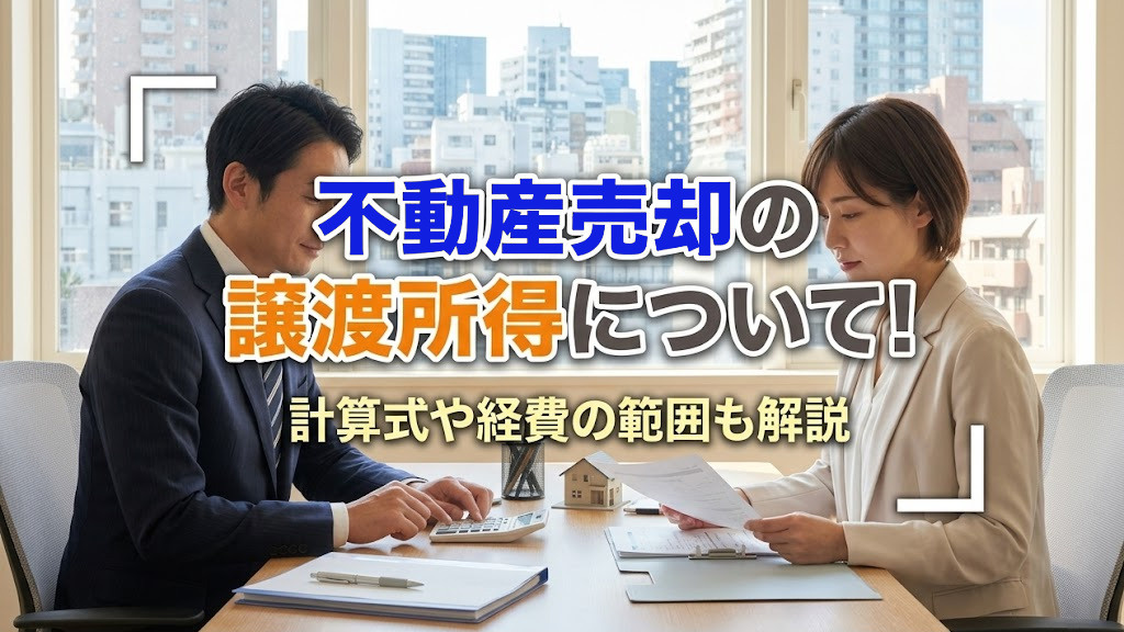 不動産売却の譲渡所得について！計算式や経費の範囲も解説