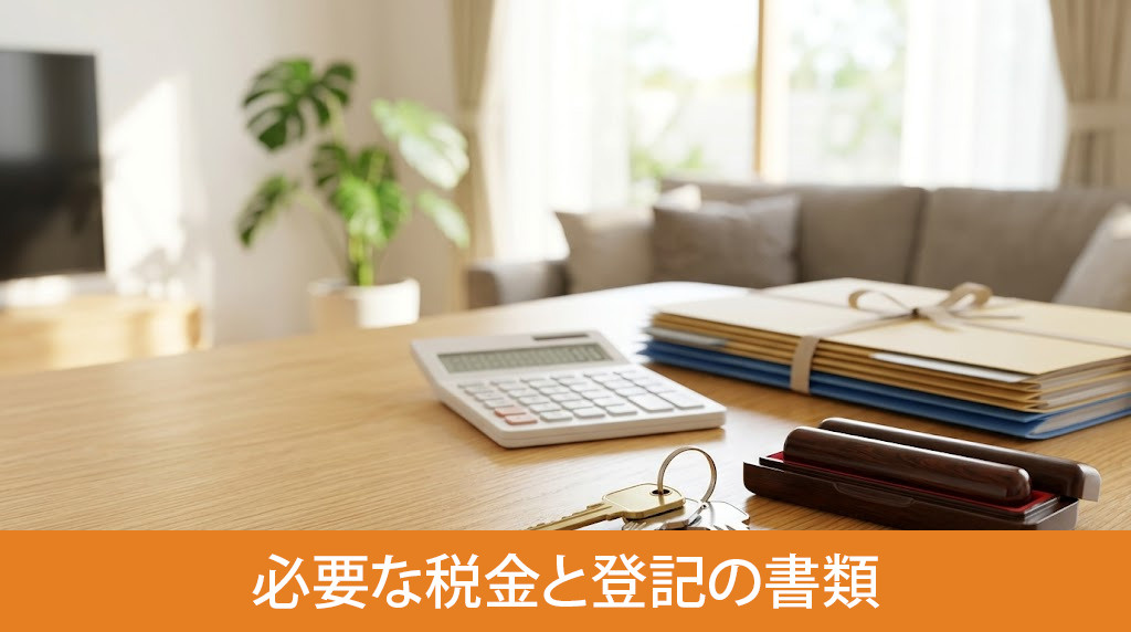 決済・引渡しに必要な税金と登記の書類