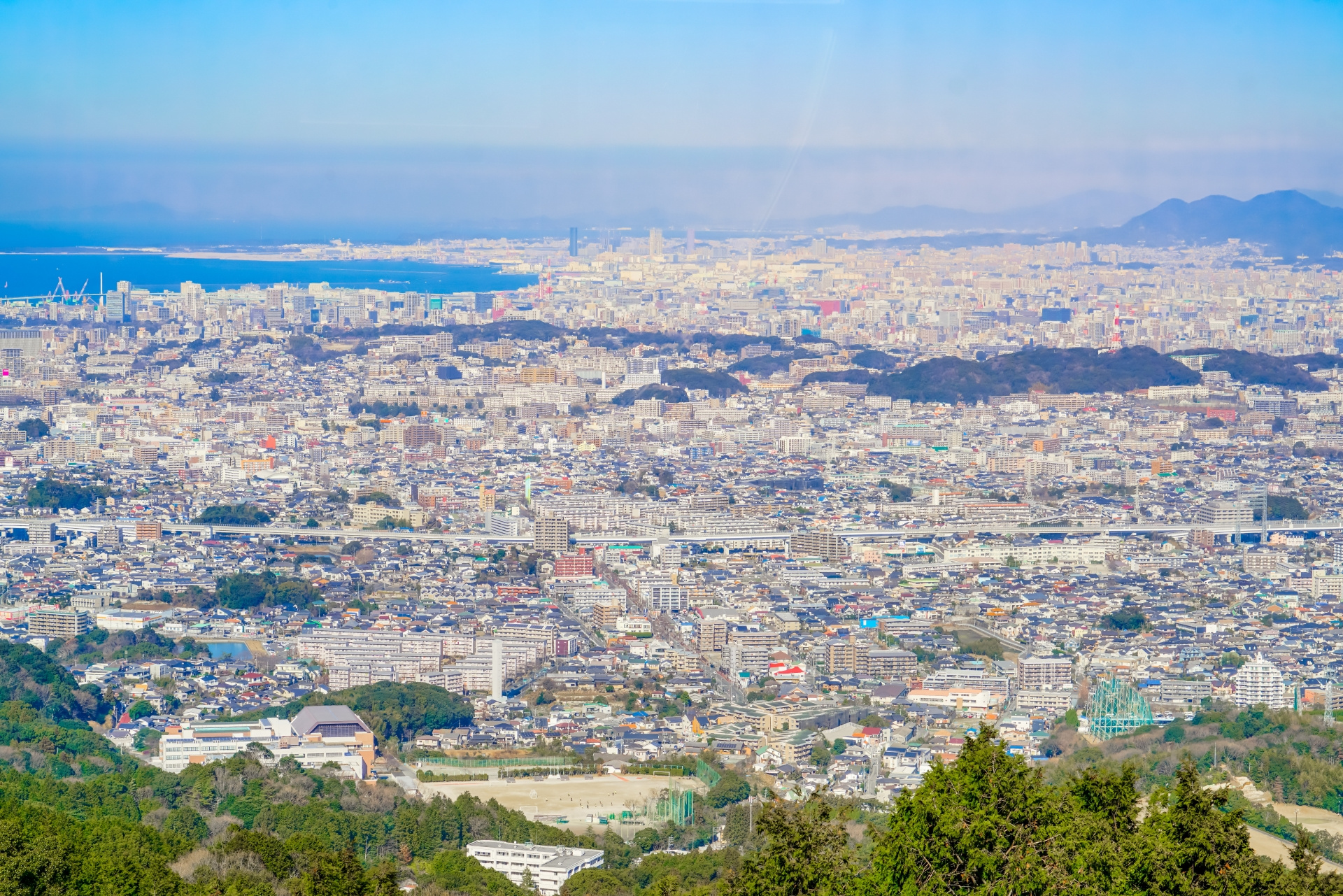 福岡市全景
