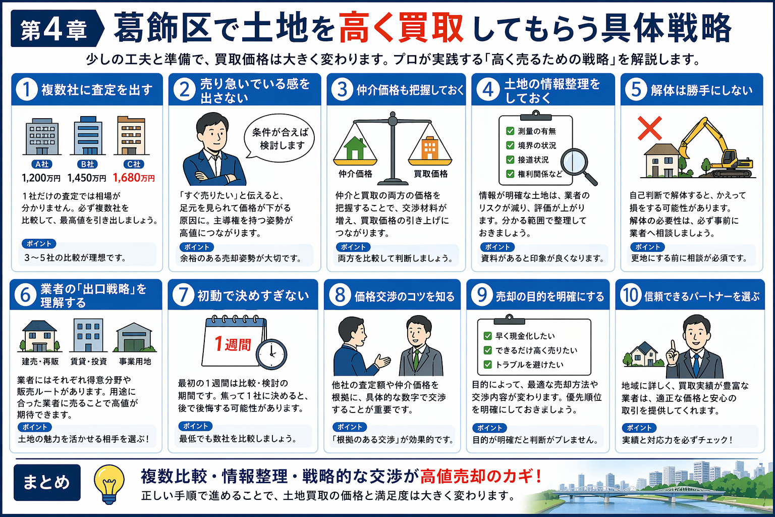 葛飾区で土地を高く売るための戦略