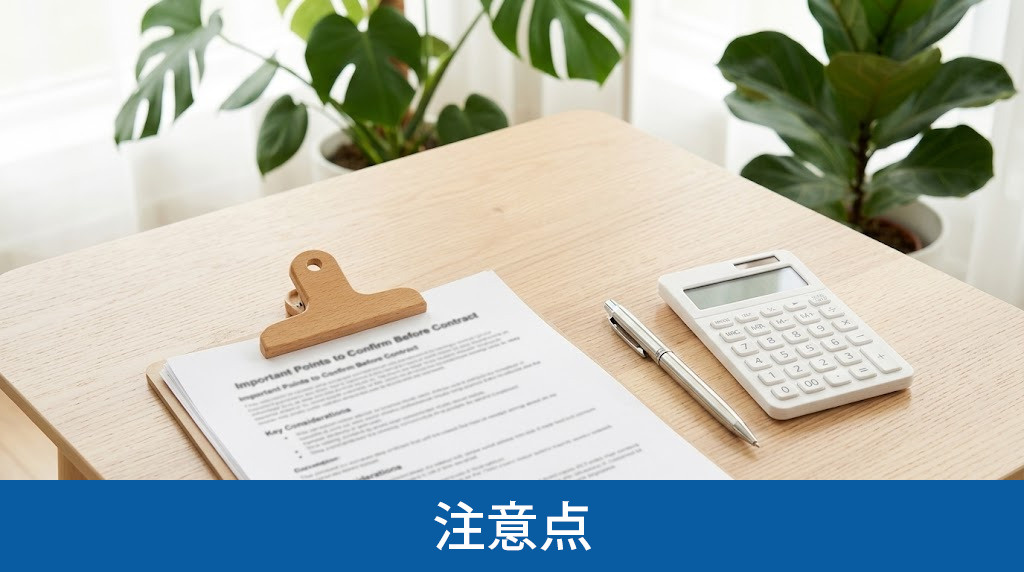 契約前に確認すべきリースバックの注意点