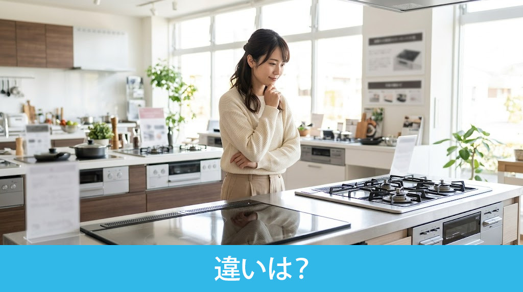 ガスコンロとIHの違いは？