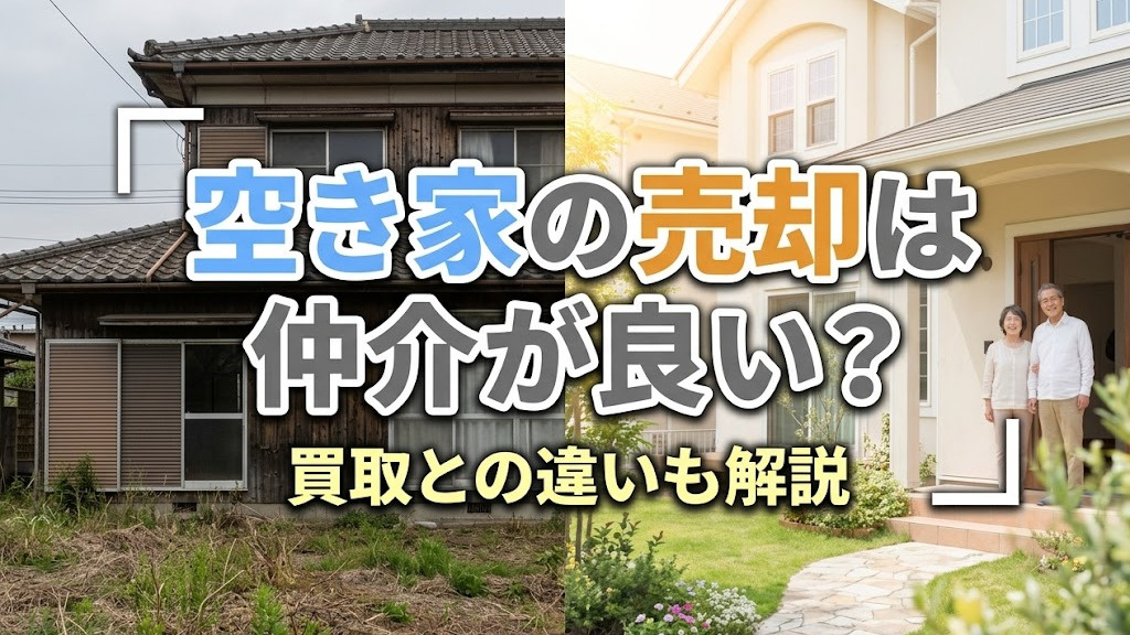 空き家の売却は仲介が良い？買取との違いも解説の画像