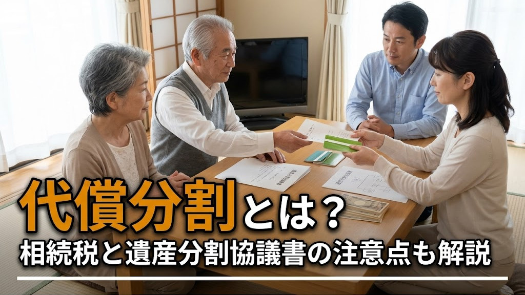 代償分割とは？相続税と遺産分割協議書の注意点も解説の画像