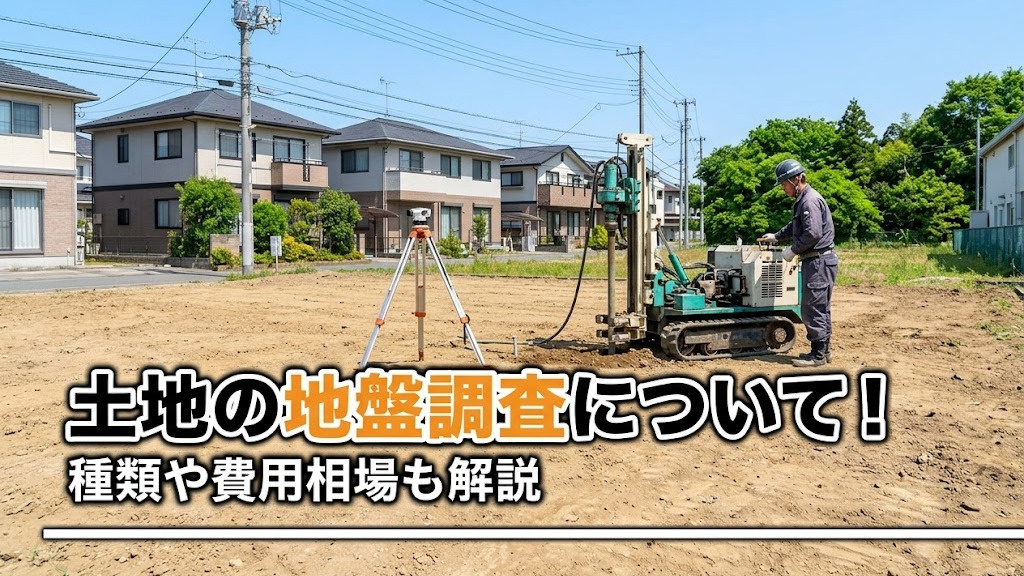 土地の地盤調査について！種類や費用相場も解説の画像