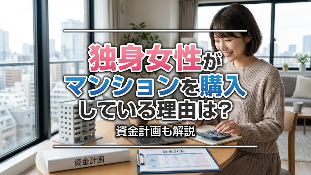 独身女性がマンションを購入している理由は？資金計画も解説の画像