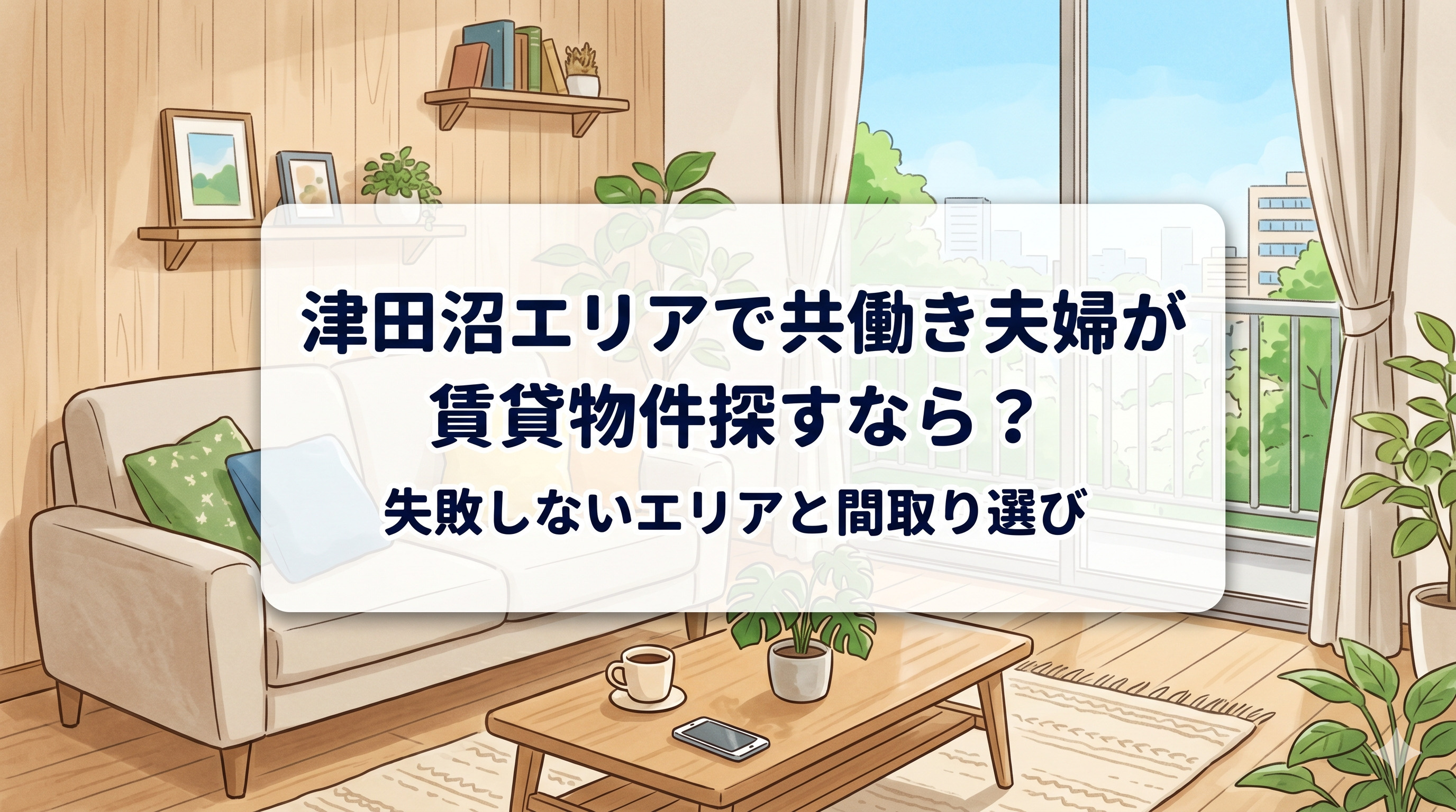 津田沼エリアで共働き夫婦が賃貸物件探すなら？失敗しないエリアと間取り選び