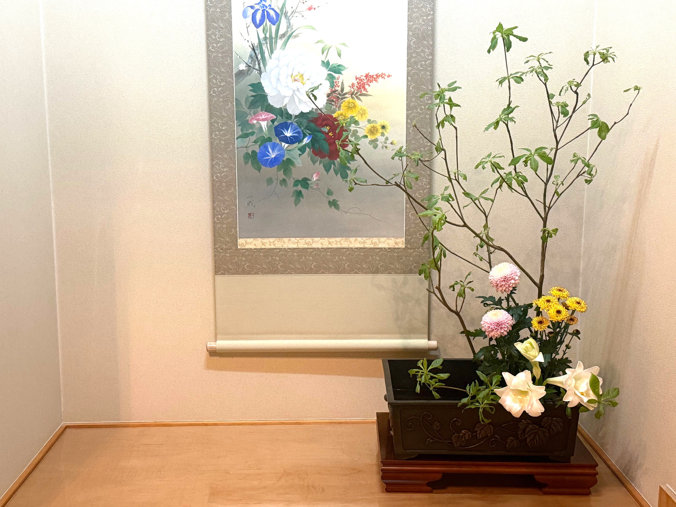 床の間に宿る静粛と美の画像