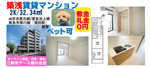 【敷金礼金０円】ペット可×築浅の賃貸マンション2K｜大田区新蒲田の画像