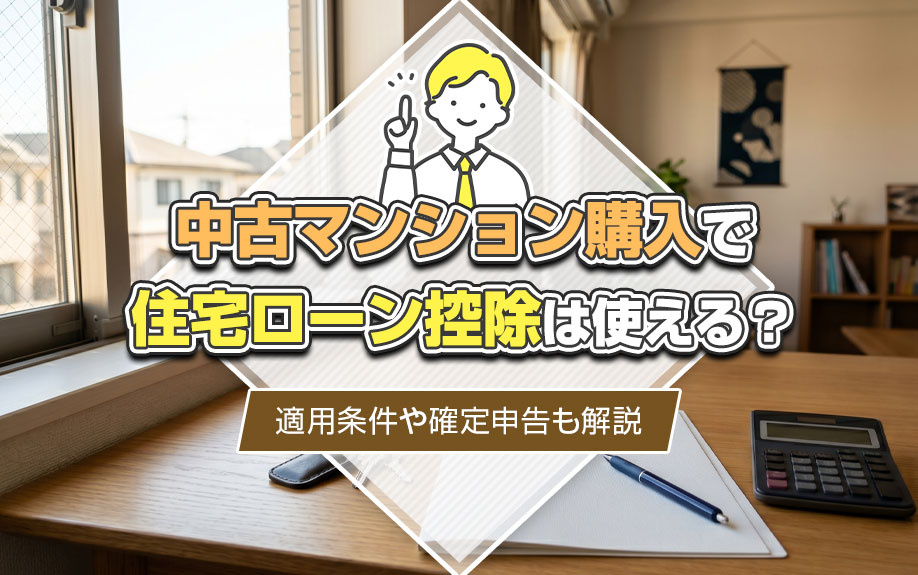 中古マンション購入で住宅ローン控除は使える？適用条件や確定申告も解説の画像