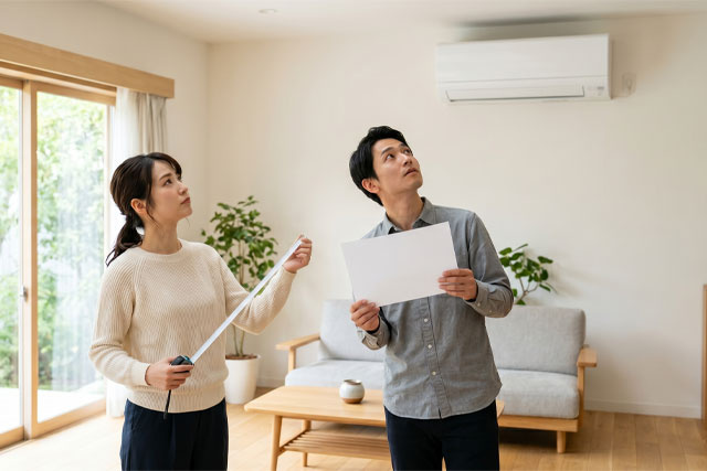 お部屋に合ったサイズを選ぶための基準