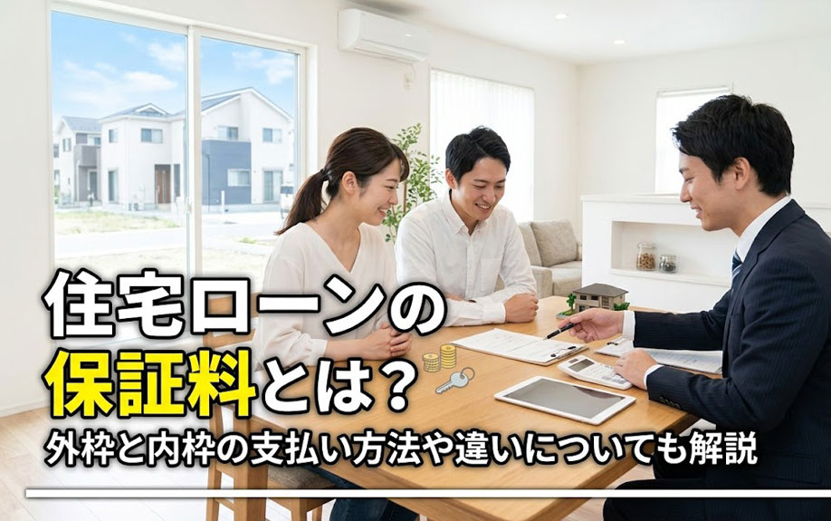 住宅ローンの保証料とは？外枠と内枠の支払い方法や違いについても解説