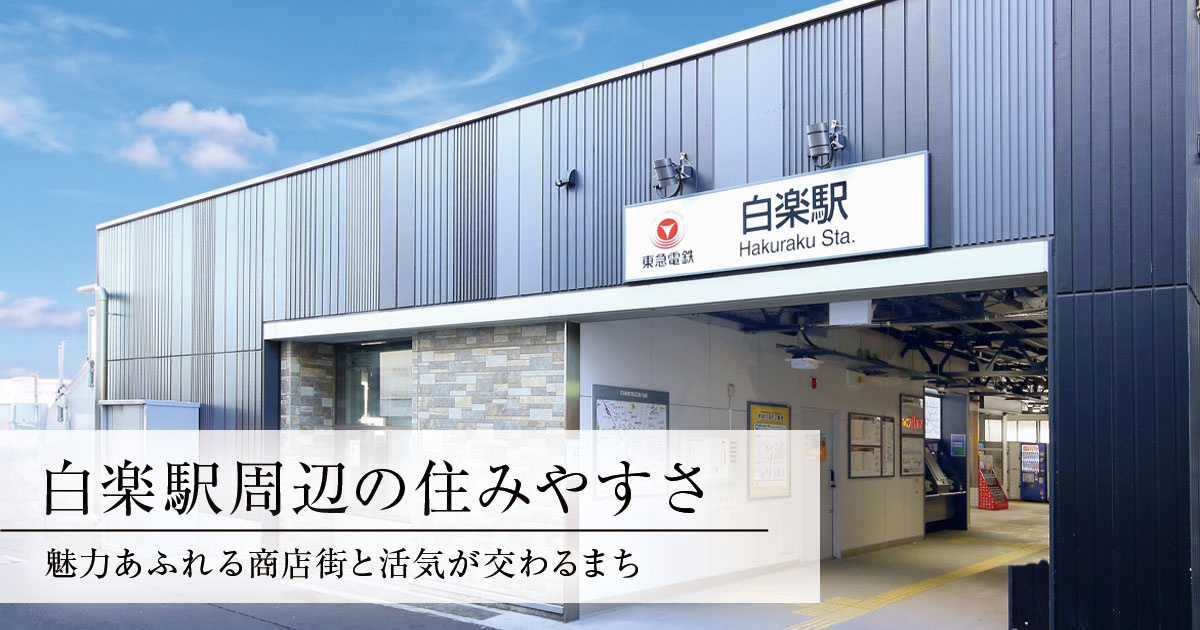 白楽駅周辺の住みやすさ、魅力あふれる商店街と活気が交わるまちの画像