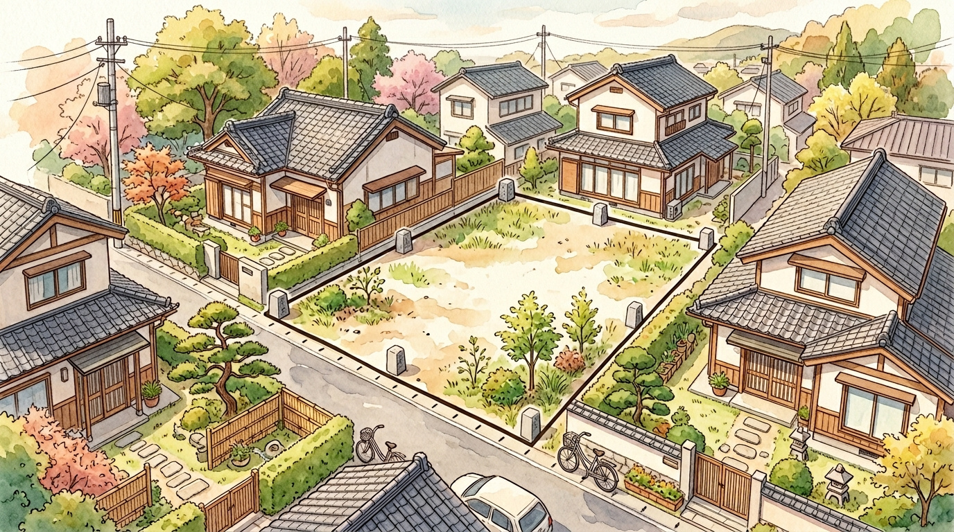 境界標と土地