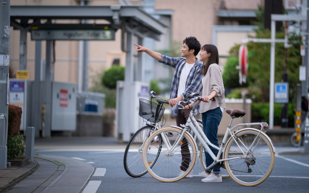 地域で暮らし方は変わる？東小金井と小金井市三鷹市武蔵野市小平市西東京市を自転車目線で比較するハブ駅視点の画像