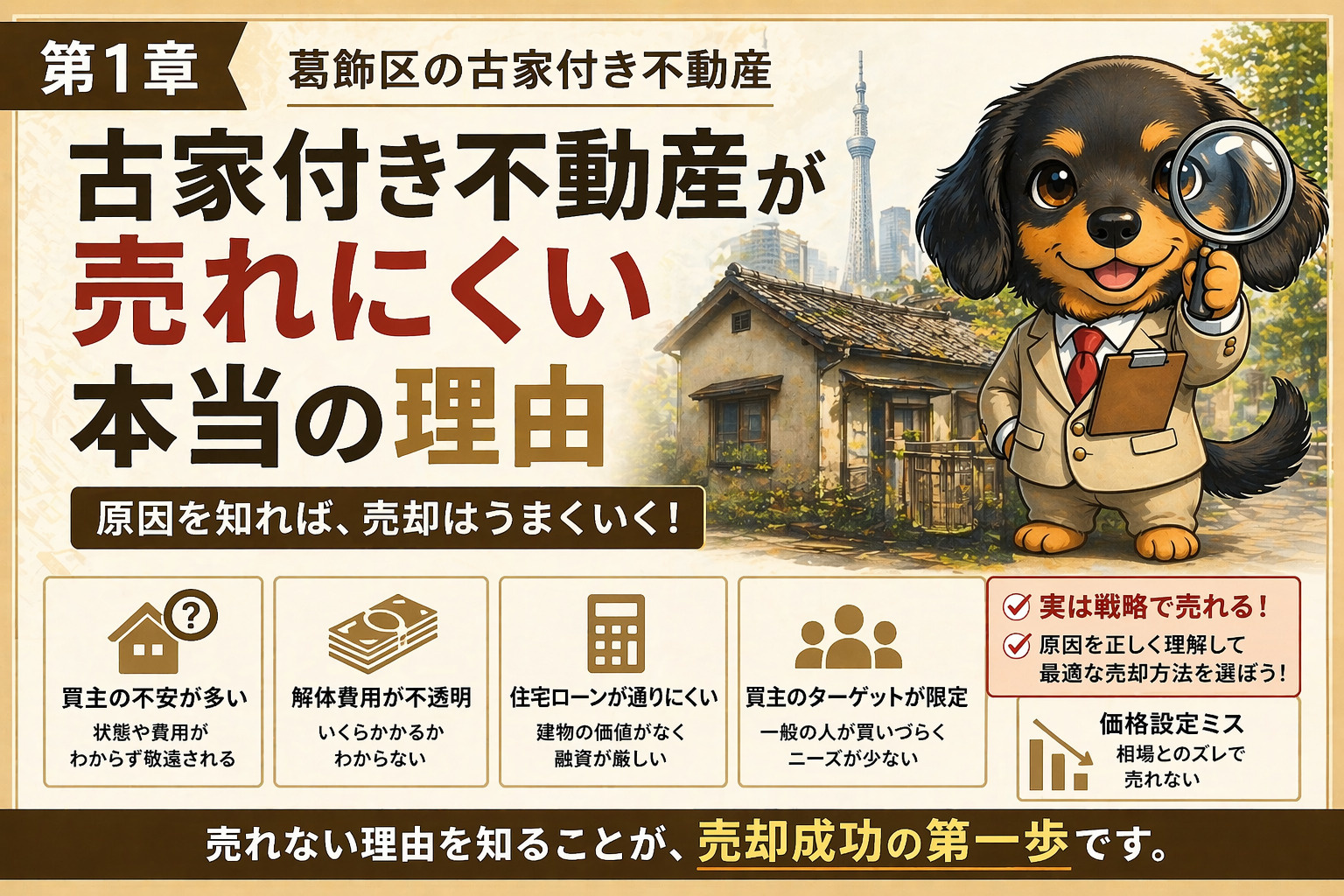古家付き不動産が売れにくい理由